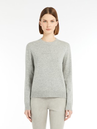 Серый свитер Max Mara из шерсти и кашемира: фото 2 - Invogue
