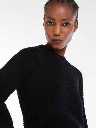 Чорний светр Max Mara в’язаний: фото 4 - Invogue