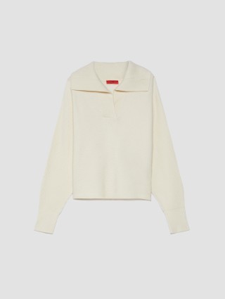 Белый свитер Max&Co из шерсти и кашемира: фото - Invogue