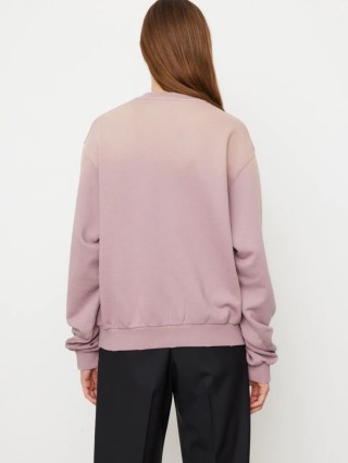 Фиолетовый свитшот Acne Studios с принтом: фото 2 - Invogue
