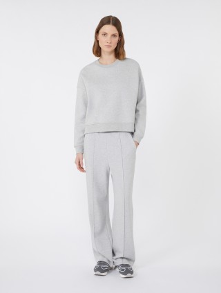 Світло-сірий світшот WEEKEND MAX MARA з суміші бавовни: фото 1 - Invogue