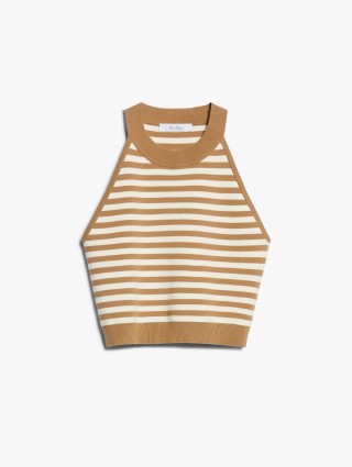 Жёлтый топ MAX MARA: фото - Invogue