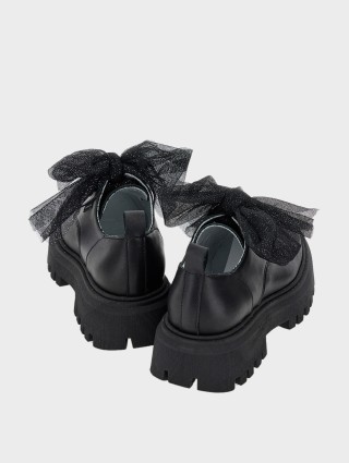 Чорні туфлі MONNALISA : фото 3 - Invogue