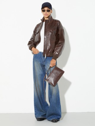 Черные лоферы MAX&CO из кожи: фото 1 - Invogue