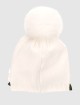 Кремовая шапка MONNALISA: фото 1 - Invogue