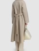 Бежевое пальто MAX MARA: фото 2 - Invogue