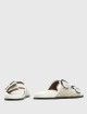 Бежевые шлепанцы WEEKEND MAX MARA: фото 3 Бежевые шлепанцы WEEKEND MAX MARA: фото 3 - Invogue