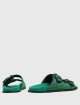 Зелёные шлепанцы WEEKEND MAX MARA: фото 3 - Invogue