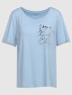 Блакитна футболка MARC CAIN : фото - Invogue