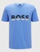 Голубая футболка BOSS: фото Голубая футболка BOSS: фото - Invogue