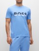 Голубая футболка BOSS: фото 1 Голубая футболка BOSS: фото 1 - Invogue