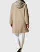 Бежевое пальто MARINA RINALDI: фото 1 - Invogue
