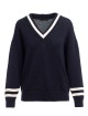 Синий свитер WEEKEND MAX MARA: фото 2 Синий свитер WEEKEND MAX MARA: фото 2 - Invogue
