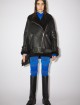 Черная дубленка Acne Studios из кожи: фото 3 - Invogue