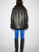 Черная дубленка Acne Studios из кожи: фото 5 - Invogue