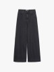 Черные джинсы WEEKEND MAX MARA широкие: фото - Invogue