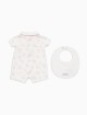 Комплект EMPORIO ARMANI KIDS из комбинезона и слюнявчика: фото 1 - Invogue