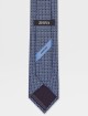 Синя краватка Zegna з шовку в геометричний принт: фото 1 - Invogue