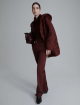 Бордова куртка MARELLA стьобана: фото 1 - Invogue