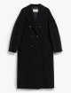 Чорне пальто MAX MARA з вовни та кашеміру: фото Чорне пальто MAX MARA з вовни та кашеміру: фото - Invogue