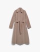 Бежевое пальто MAX MARA из шерсти средней длины: фото Бежевое пальто MAX MARA из шерсти средней длины: фото - Invogue