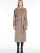 Бежевое пальто MAX MARA из шерсти средней длины: фото 1 Бежевое пальто MAX MARA из шерсти средней длины: фото 1 - Invogue