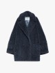 Блакитне пальто Max Mara Teddy Bear: фото - Invogue