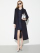 Темно-синее пальто MAX&CO из чистой шерсти: фото 1 - Invogue