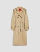 Бежевий плащ Max&Co з суміші бавовни: фото - Invogue