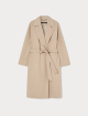 Светло-коричневый плащ Marina Rinaldi хлопковый: фото - Invogue