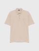 Бежеве поло ZEGNA з коротким рукавом: фото - Invogue