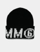 Чёрная шапка MM6 MAISON MARGIELA KIDS: фото - Invogue