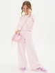 Розовые брюки MONNALISA свободного кроя: фото 1 - Invogue