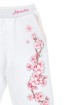 Белые джоггеры MONNALISA с цветочным принтом: фото 4 - Invogue