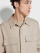 Світло-бежева сорочка ZEGNA з накладними кишенями: фото 3 Світло-бежева сорочка ZEGNA з накладними кишенями: фото 3 - Invogue