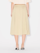 Бежевая юбка KENZO миди: фото 3 - Invogue