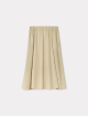 Бежевая юбка KENZO миди: фото - Invogue