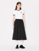 Чорна спідниця KENZO міді: фото - Invogue