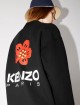 Чорна сукня-кардиган KENZO з принтом Boke Flower: фото 4 - Invogue