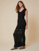 Черное платье PennyBlack с вязаным узором: фото 3 - Invogue
