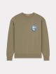 Серо-коричневый свитер KENZO из хлопка с длинным рукавом: фото Серо-коричневый свитер KENZO из хлопка с длинным рукавом: фото - Invogue