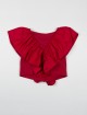 Бордовий топ MONNALISA : фото 1 - Invogue