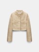 Бежевый жакет DOROTHEE SCHUMACHER укороченный: фото - Invogue