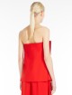 Червоний топ Sportmax з еластичної віскози: фото 3 - Invogue
